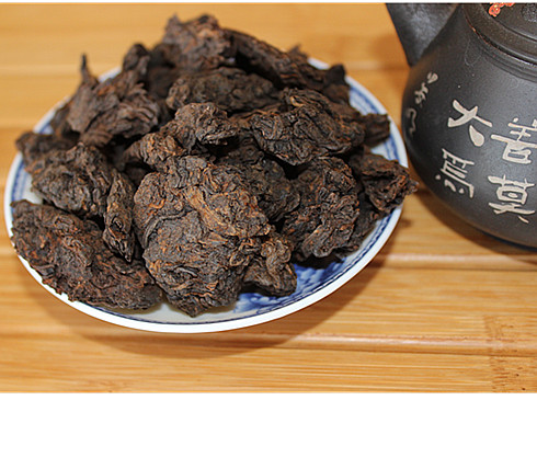 云南普洱茶 熟茶散茶老熟茶老曼峨老茶头 买一送一送礼盒特价包邮