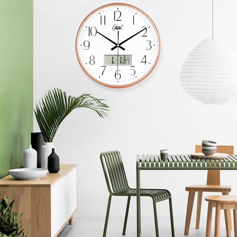 康巴丝万年历简约日历挂表