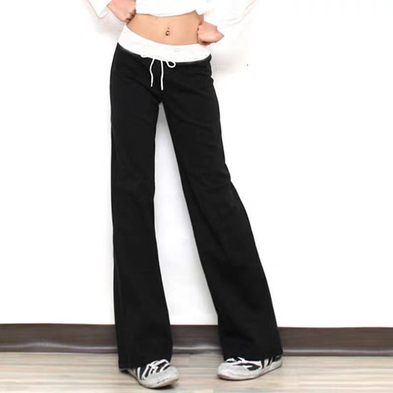包邮夏莱卡棉睡裤女瑜伽裤广场舞蹈服跳操裤健身裤表演服练功