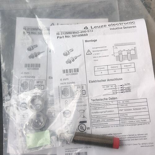【议价】LEUZE传感器50109669 IS212MM/4NO