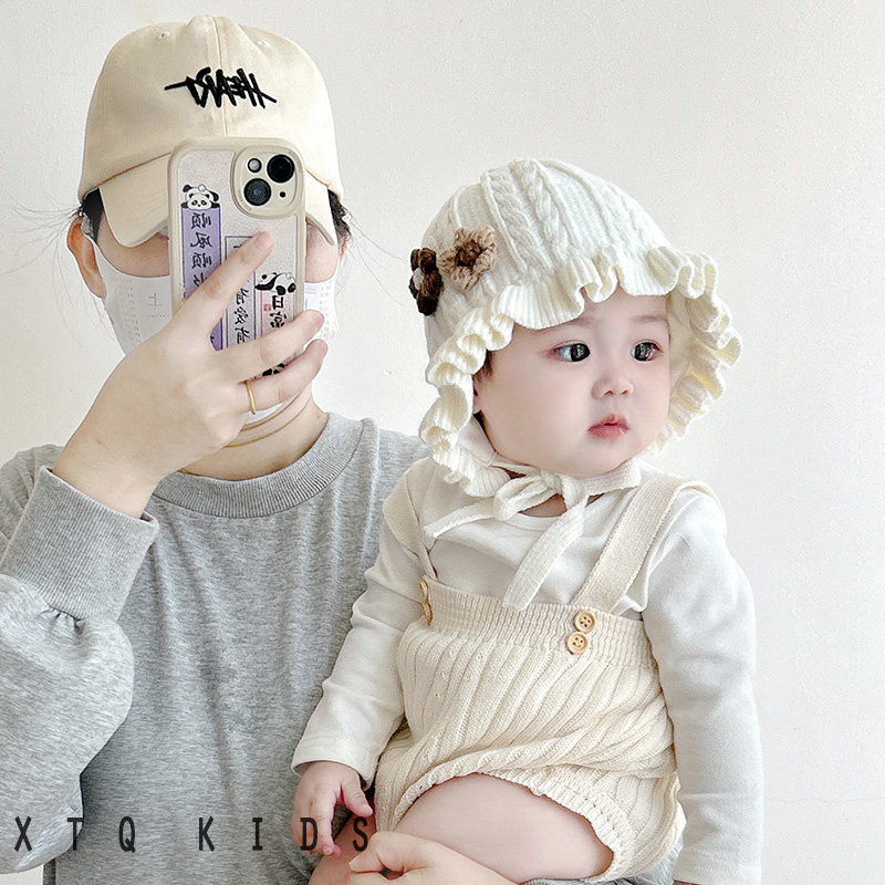 婴儿帽子秋冬可爱超萌宝宝护耳