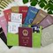 NEW PASSPORT HOLDER LOVE HOT STAMPING LEATHER PASSPORT CARD HOLDER TRAVEL PASSPORT PROTECTIVE CASE MULTI-FUNCTIONAL DOCUMENT STORAGE BAG