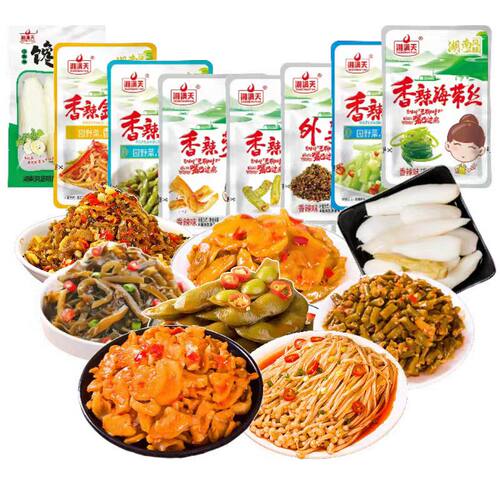 5斤批发湘满天豆角藕片萝卜洋姜