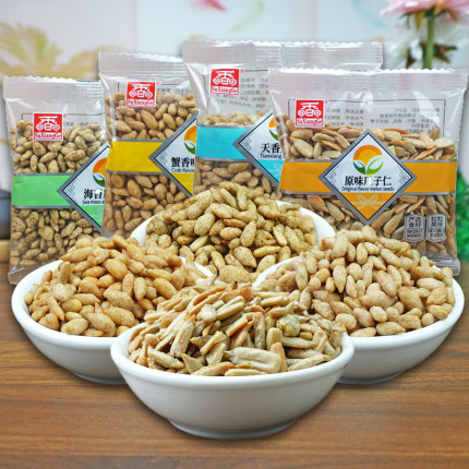 酥香阁瓜子仁原味天香海苔蟹香味休闲零食葵花籽小包装炒货新日期