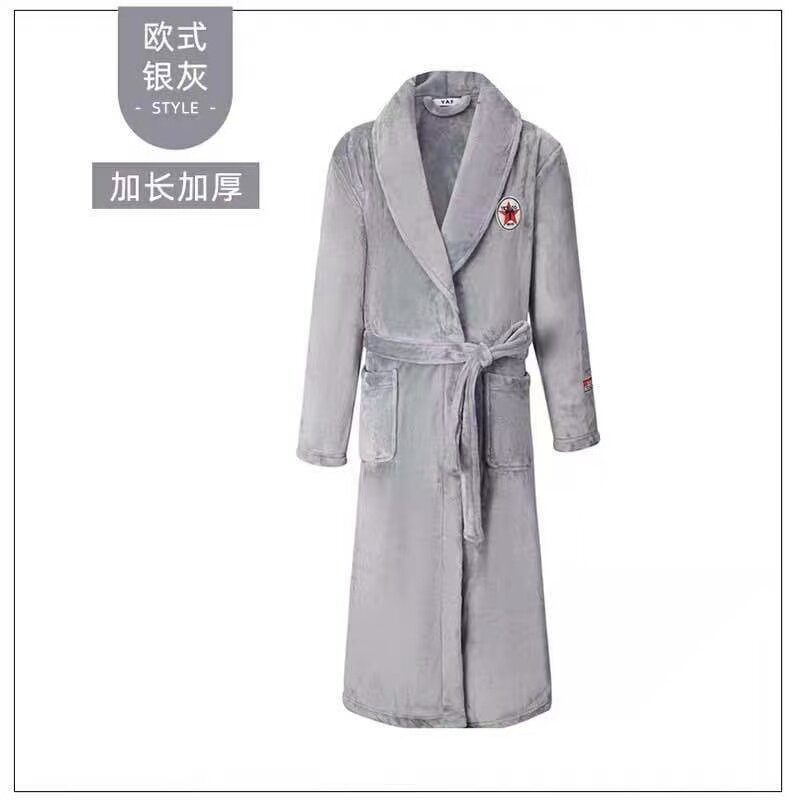 抖音同款法兰绒加睡袍男加长加厚保暖御寒洗澡珊瑚绒大码浴袍女,女士内衣/男士内衣/家居服,睡袍/浴袍,淘宝优惠券,粉丝福利购,淘宝优惠卷