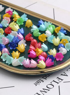 ABS仿珍珠铃兰花花束花瓣