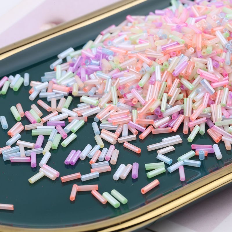 diy编织项链发簪流苏散珠