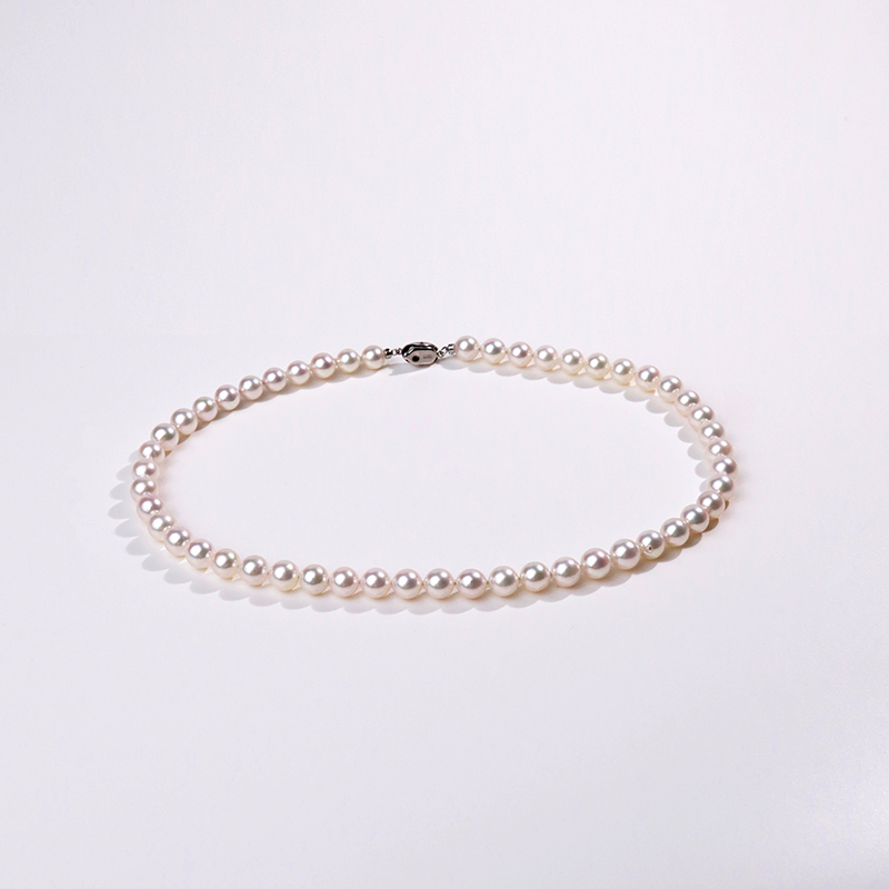 8-8.5mm   AKOYA无调色珍珠项链