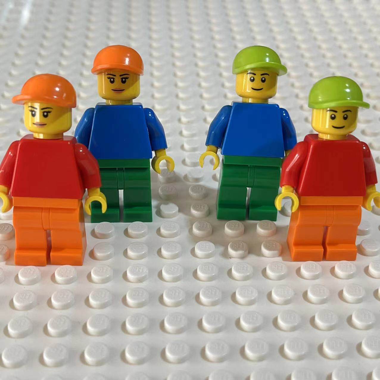 LEGO乐高 男士女士人仔 素体 素腿 包含帽子 全新现货