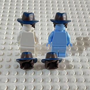 LEGO乐高 零配件93554 61507 45775 15424 海盗帽 宽边帽 牛仔帽