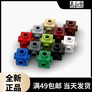 LEGO乐高 4733 1x1四侧带凸点基础砖 4111971白 473326黑浅绿红棕