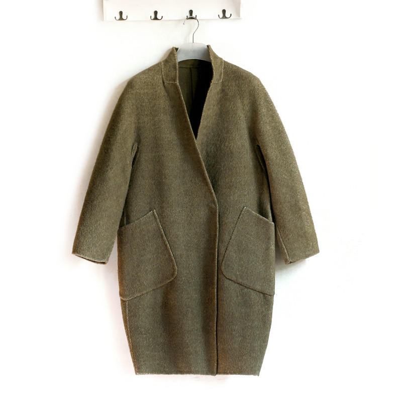 品牌撤柜高端纯手工加厚保暖宽松廊茧型羊驼绒羊毛双面呢大衣外套,女装/女士精品,毛呢外套,淘宝优惠券,粉丝福利购,淘宝优惠卷