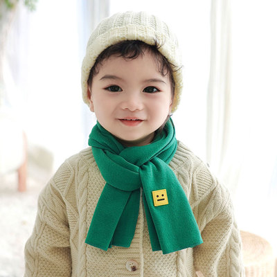 儿童围巾纯棉防风保暖护颈