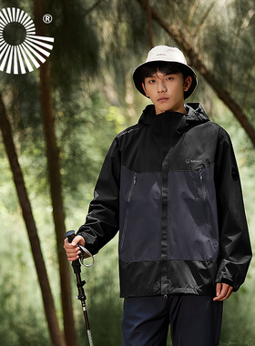 日高户外冲锋衣男女款新款夹克徒步登山外套秋冬季上衣情侣