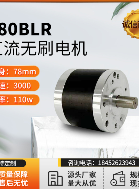 80无刷电机S80BLY78-430110W 48V直流无刷马达厂家直销现货正品