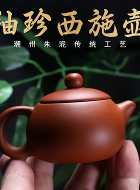 把把壶袖珍西施壶紫砂茶宠单人壶