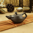牛气冲天120毫升 紫砂壶茶壶宜兴紫砂原矿牛壶牧童牛功夫茶具朱泥