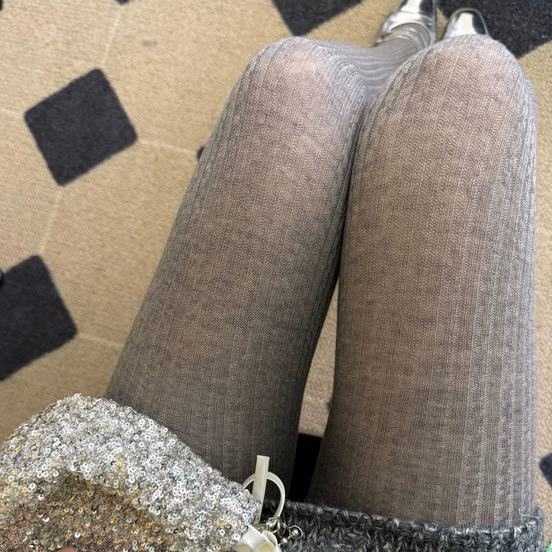 不勒脚内拉绒30%羊毛含量打底袜