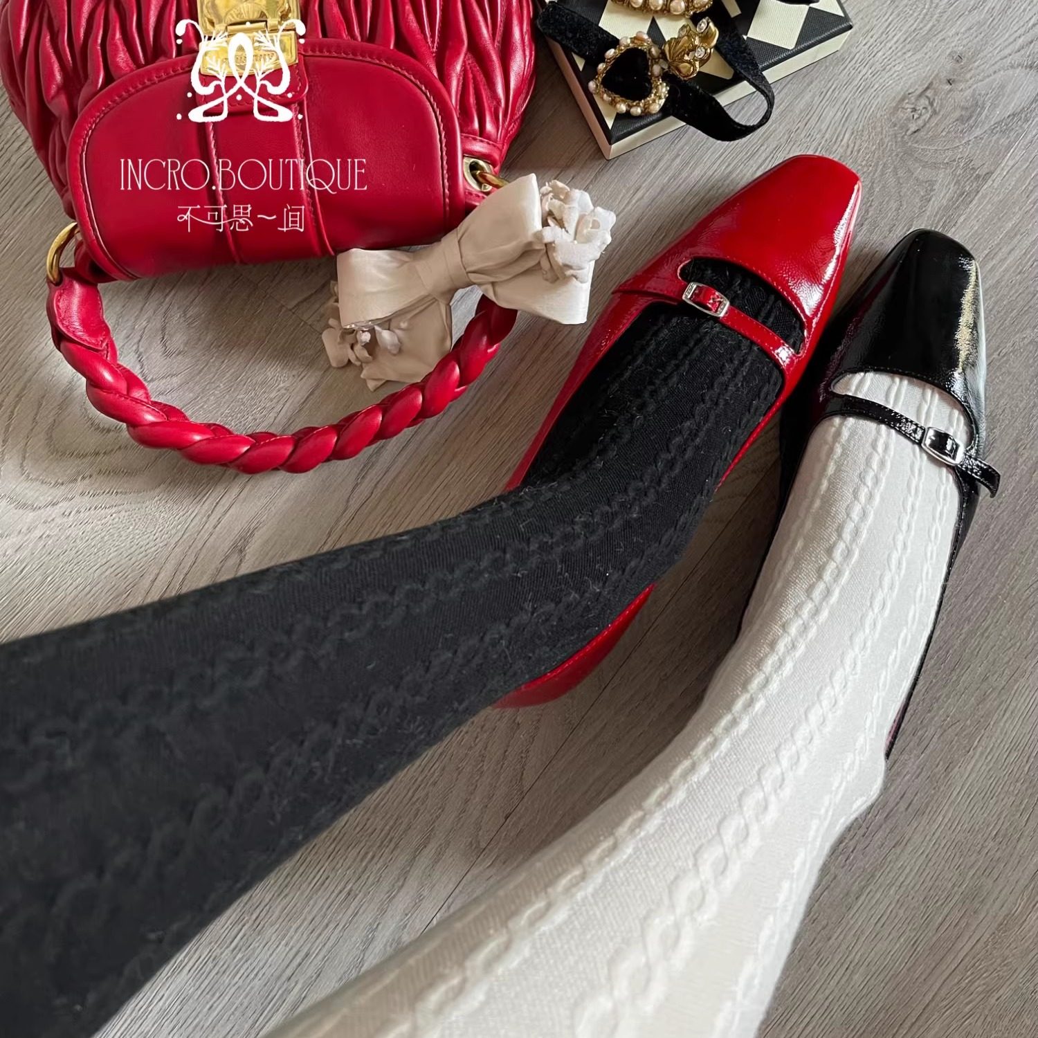 不可思一间薄款秋冬日系单层针织柔软灰色白色麻花连裤袜打底袜女