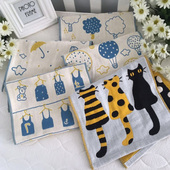 婴儿纱布毛巾纯棉成人洗脸巾长方形超柔软新生儿宝宝纱巾儿童专用