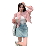 法式高级感气质小香风短外套女秋季新款小个子洋气时尚百搭上衣潮，女装短外套，浙宝220