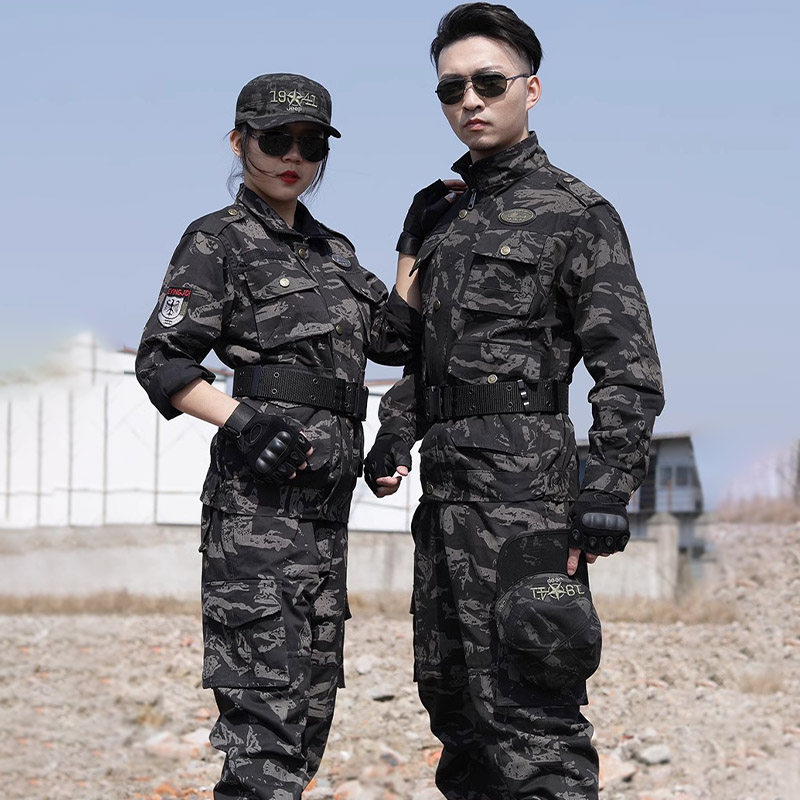 迷彩服套装男纯棉劳保工作服耐磨户外训练服正版战术服透气作训服