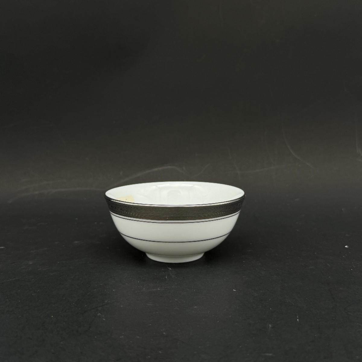 Noritake/则武 CRESTWOOD PLATINUM系列.口汤碗 饭碗白瓷进口餐具