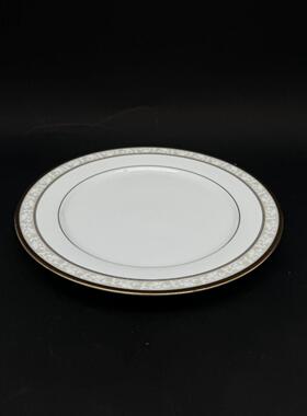 Noritake/则武 BRUNSWICK GOLD系列主餐盘金边进口平盘西餐盘餐具