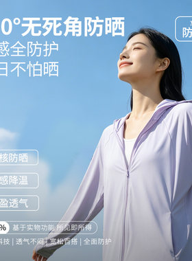 2026新款薄款防晒服冰丝防晒衣女夏季户外UPF50+防紫外线外套
