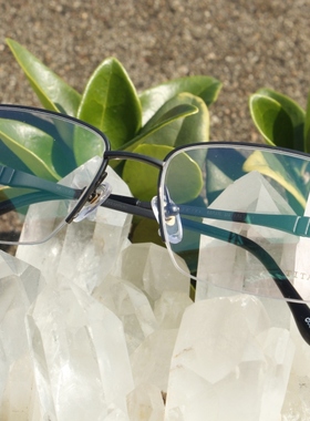 高档明目纯钛水晶眼镜