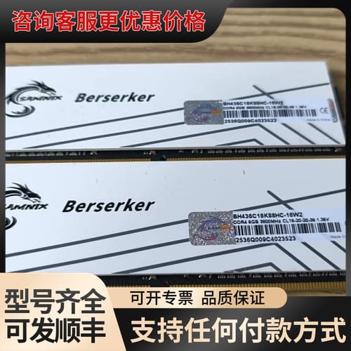 议价新乐士SAMX Berserker DDR4 3600可维修图片