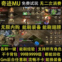 奇迹mu手游gm后台大天使买断无限代金内购怀旧三职业非单机联网玩