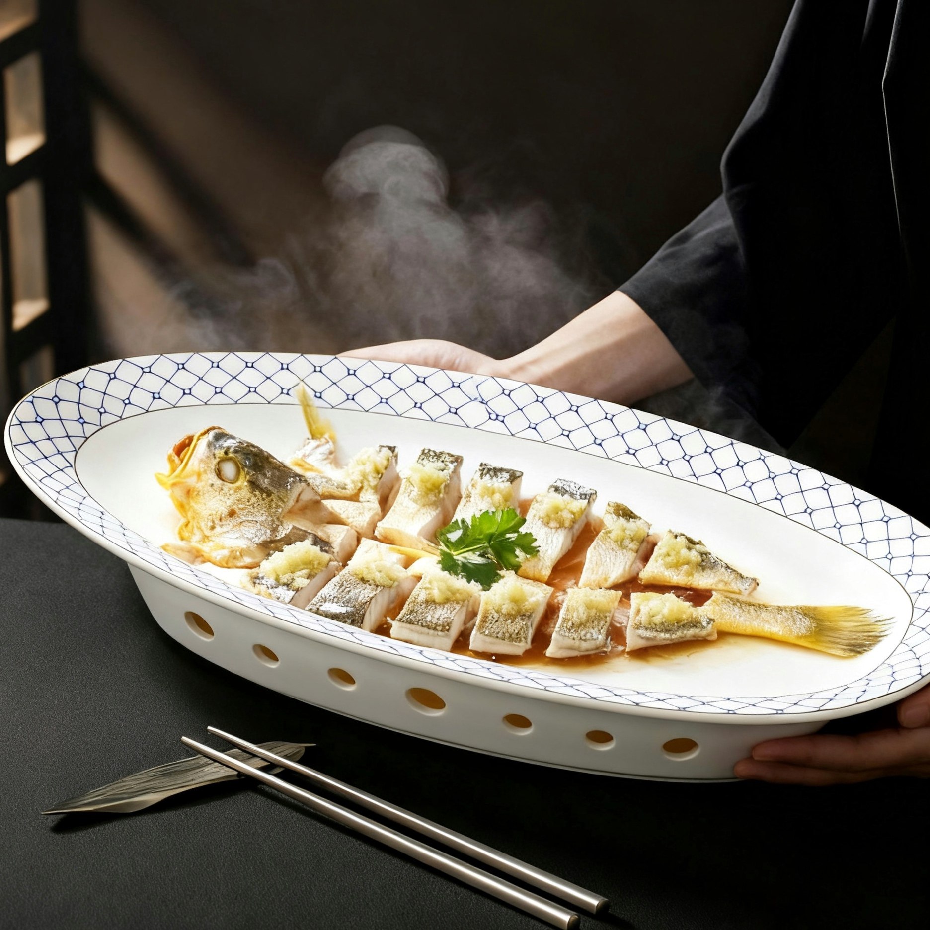 酒店明炉餐具椭圆盘蜡烛加热保温鱼盘22寸大尺寸会所商用明炉餐具,餐饮具,盘,淘宝优惠券,粉丝福利购,淘宝优惠卷