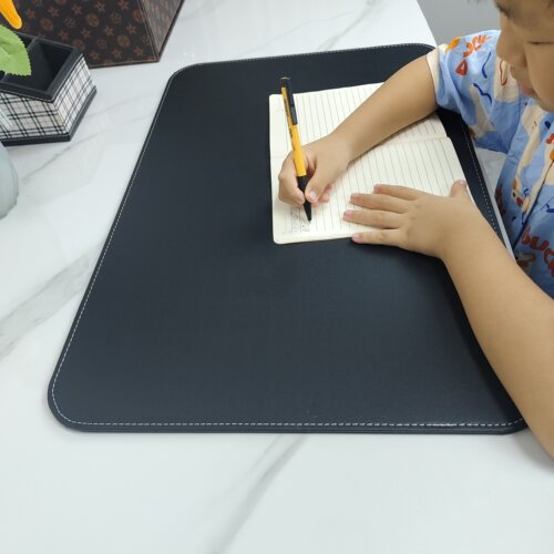 皮质防水学生写字桌垫定制尺寸