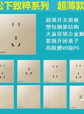 哑光款超薄致粹电视电话插松下