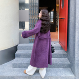 有】冬款新品韩系简约风加厚双面妮大衣2D082-G98-P415698，女装毛呢外套，2D082