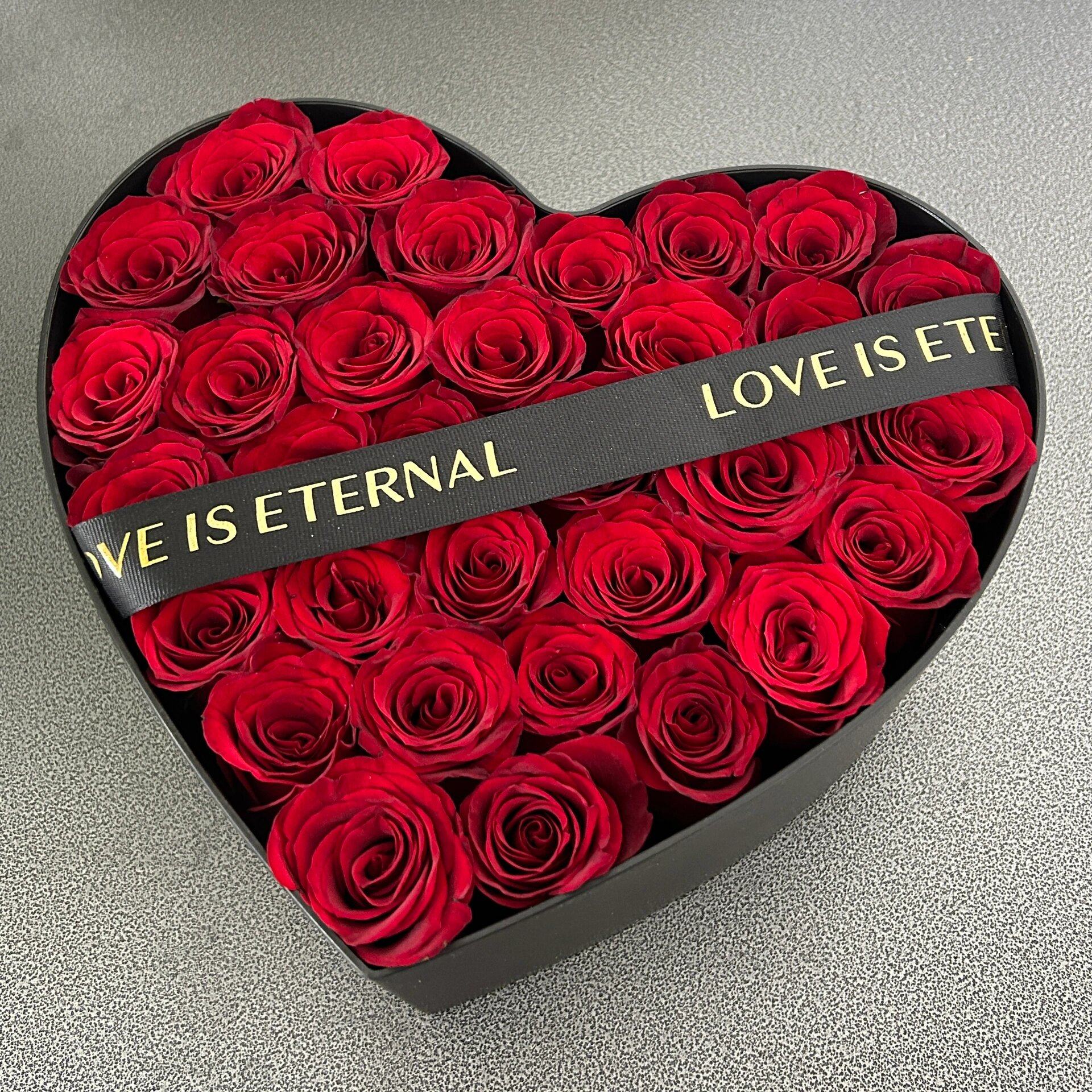 圆形礼盒插花紫色粉玫瑰花花店生日配鲜花速递同城北京配送花店