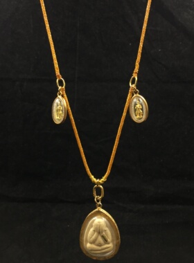 纯手工精编泰国佛牌唐卡项链绳