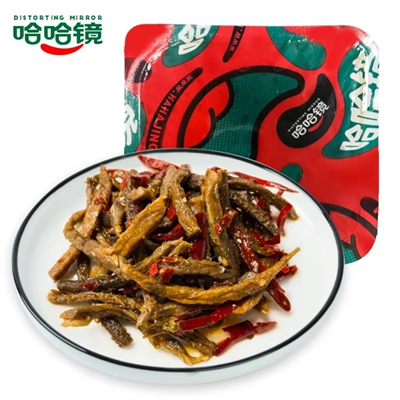 冷吃牛肉哈哈镜麻辣零食