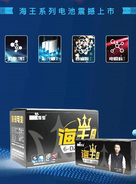 全新海宝电池电动车电瓶三轮车蓄电池石墨烯技术黑金48v60v72v22a