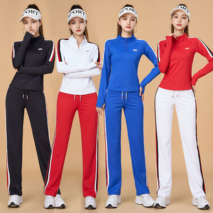 显瘦修身 广场舞蹈服装 女健身操练功服跳舞衣春秋新款 运动套装 长袖