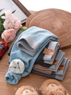 Thermal underwear for boys, trousers, children's velvet keep warm base uniform, for teenagers
