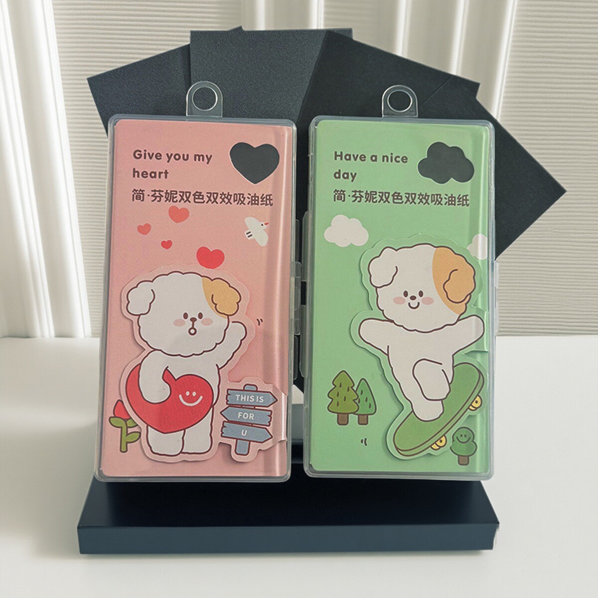 双面双效散粉吸油纸强力补妆