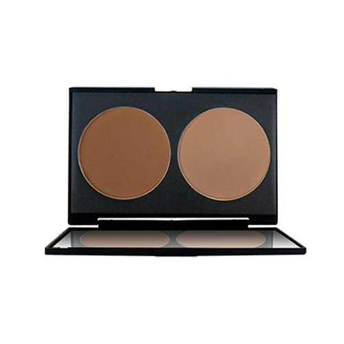 双色暗影修容粉高光鬓角阴影