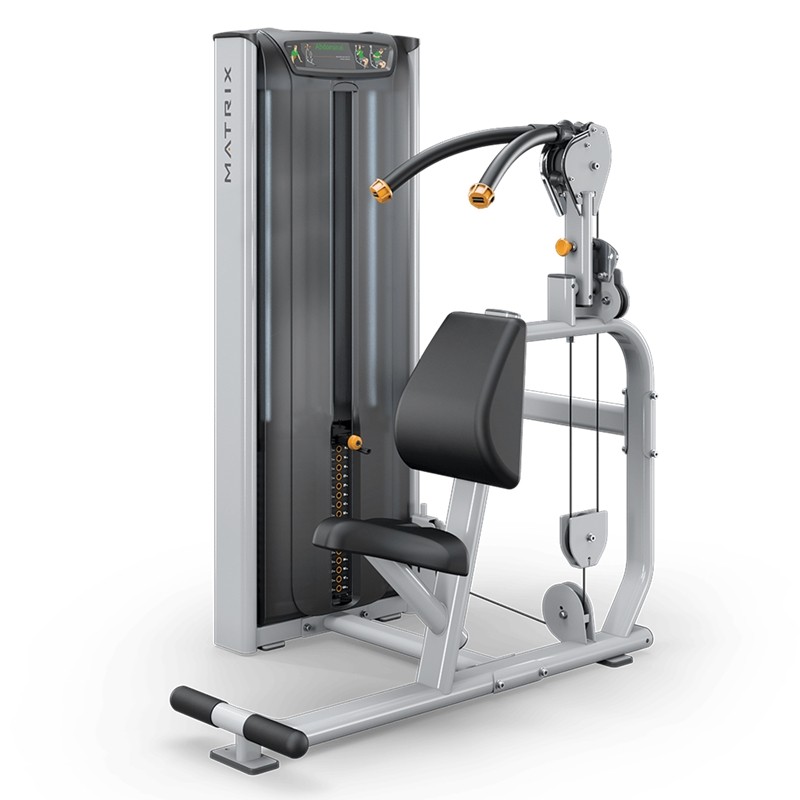 美国乔山matrix商用腹部前屈机vs-s53h健身房坐式卷腹健腹训练器