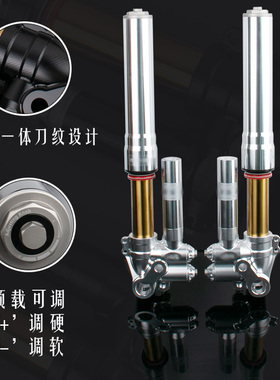 国产MSP UF2倒置前减震43、46芯小牛N九号E/N/M/四代目电摩前避震