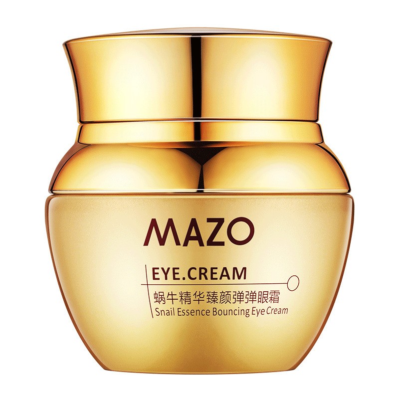 MAZO蜗牛精华臻颜弹弹眼霜补水提拉眼部护理蜗牛原液保湿霜眼精华