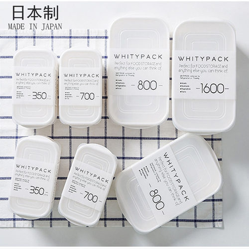 日本便携饭盒水果盒冷冻保鲜盒