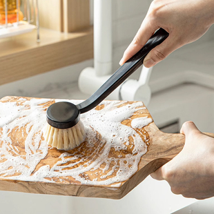 日本AISEN刷锅神器厨房专用锅刷剑麻叶长柄刷多功能清洁洗锅刷子