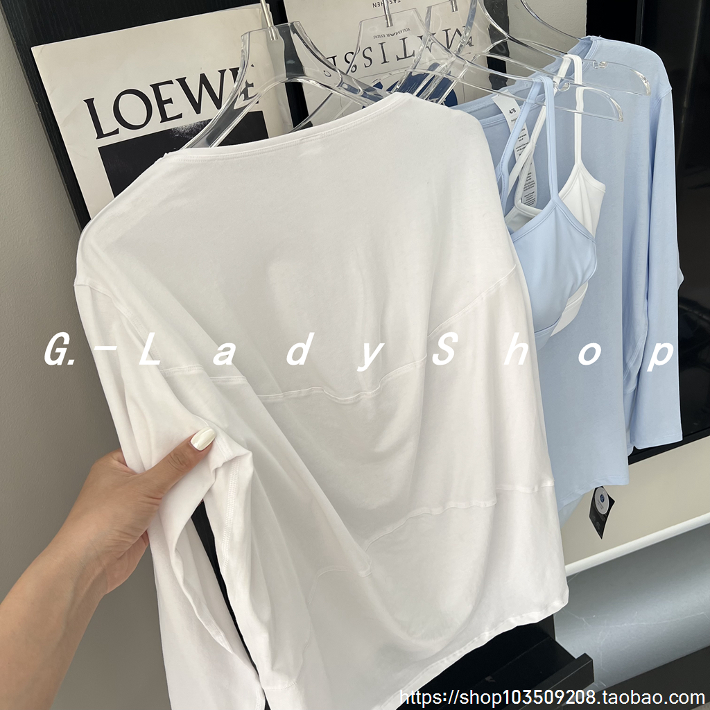 穿出纸片人的百变back in action长袖棉T恤